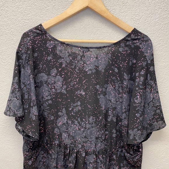 🦊 Torrid floral georgette baby doll tunic - Picture 8 of 10